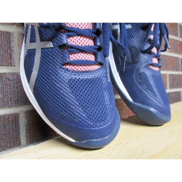 ASICS Womens Court Speed FF Shoes 1042A080 Blue Pink Pickleball Tennis Size 11 - Picture 8 of 16